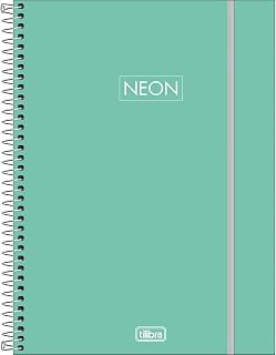 Imagem do produto Caderno Argolado Neon 10 Materias na Nijor Papelaria